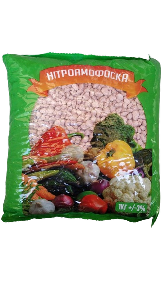 Удобрение Нитроаммофоска NPK(S): 15-15-15(8) , 1 кг 4403 фото