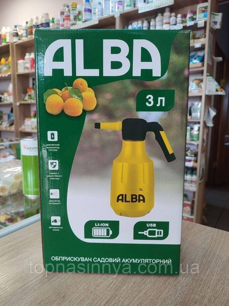 Обприскувач акумуляторний 3 л ТМ "ALBA" 4052 фото