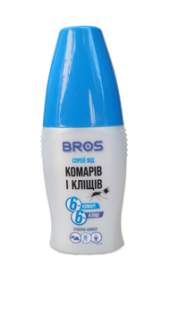 Спрей від комарів і кліщів 50 мл, Bros 4717 фото