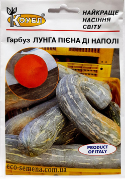 Тыква ЛУНГА ПИЕНА ДИ НАПОЛЕ 2г. ТМ &laquo;Коуэл&raquo; 5515 фото